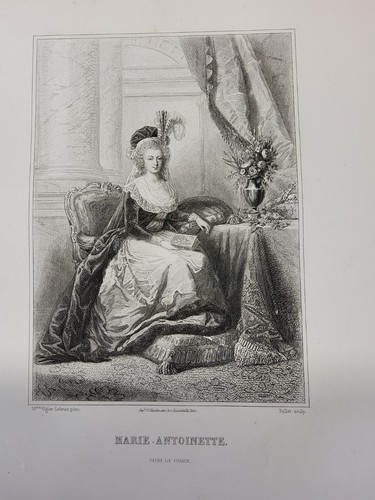 Gravure ancienne xixe marie - ancienne,
