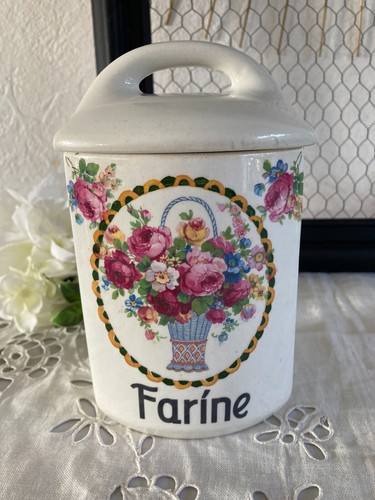 225 ancien pot farine - 225⚜️,