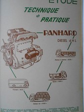► REVUE TECHNIQUE - PANHARD 4 HL  - 1957