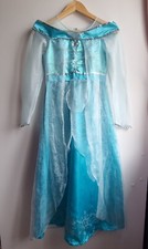 Déguisement Enfant Robe Bleue Elsa La Reine Des Neiges Disneymand Paris 12 ans