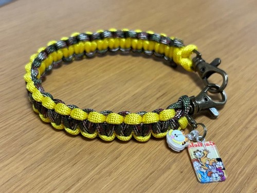 Garfield charm paracord - paracord, phone