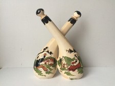 ancien serviteur huile et vinaigre grès basque Gaïtaud R. St Jean de Luz