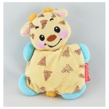 Doudou semi plat girafe beige