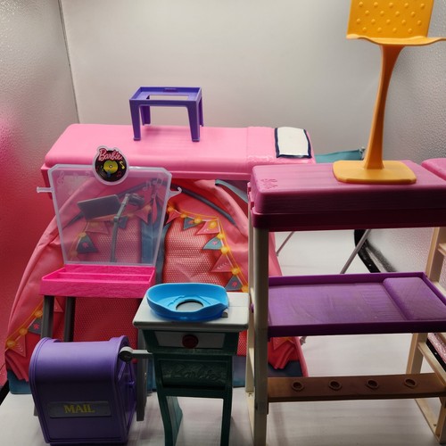 Barbie let camping tent - go,