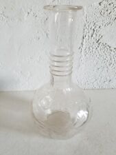 PUB : EXTRAITS E. DURAND FILS , NIMES , FLACON DE LIQUEUR EN VERRE SOUFFLÉ MOULÉ