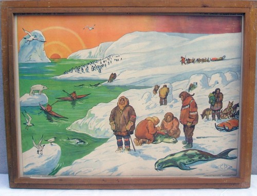 Ancienne affiche ecole - affiche, d'ecole