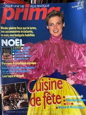 ANCIEN LIVRE REVUE MAGAZINE PRIMA MODE AVEC SUPER PATRON N° 39 12/85 TRICOT