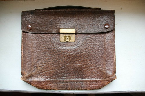 Petite serviette cuir - petite, en