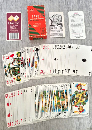 Jeu tarot cartes dos - de,