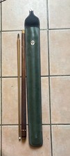 Queue de billard avec housse d'origine, modèle rare