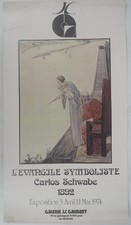 [AFFICHE D'ART] Carlos SCHWABE : l'évangile symboliste, #Gaubert, 1974