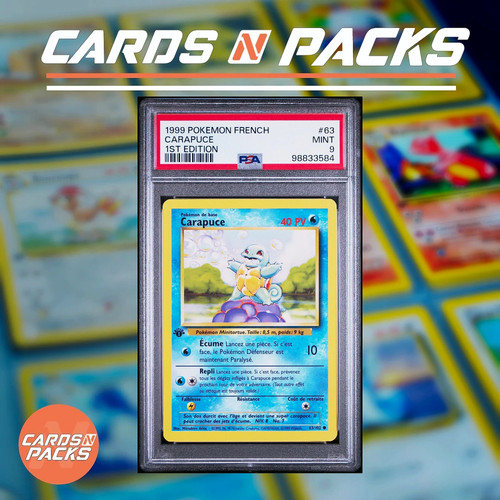 Carte pokemon carapuce 102 - carapuce, 63/102