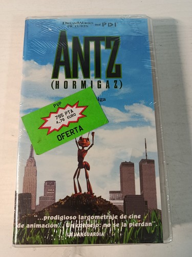 Antz hormigaz vhs - hormigaz, (dreamworks)