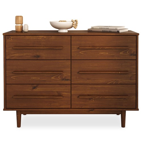 Commode bois tiroirs - bois, 6