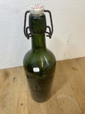 N. 12 Bouteille de bière  divette ancienne  Brasserie de Nancy   déco vintage