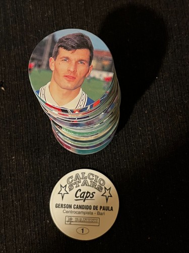 Lot panini caps calcio - lot,