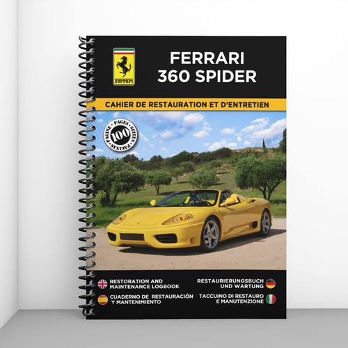 Ferrari 360 spider cahier - ferrari,