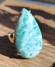 15g Exquise Bague en Larimar