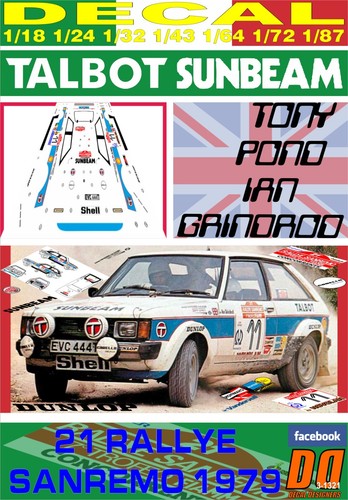 Decal talbot sunbeam lotus - sunbeam,