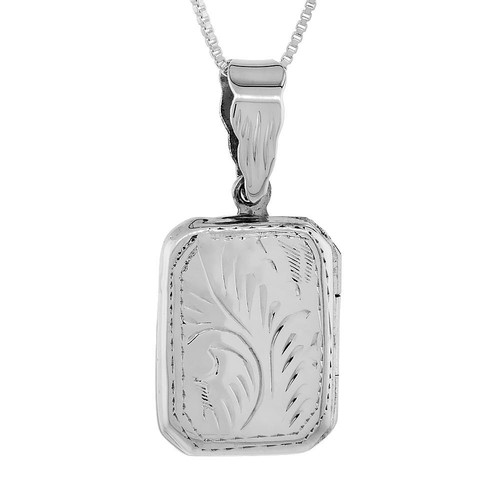 Argent sterling main - argent, gravé