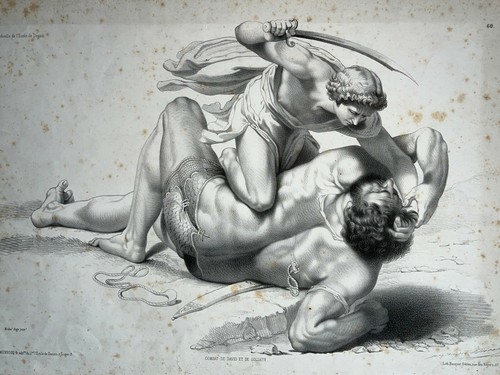 Michel ange combat david - ange,
