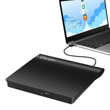 Lecteur CD/DVD Externe pour PC USB 3.0 Graveur Enregistreur Portable RW/ROM M...