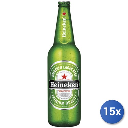 15x bouteilles heineken - 15x,
