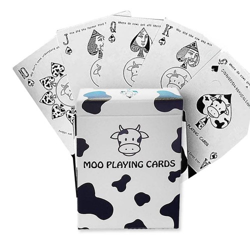Moo cartes jouer par - cartes,