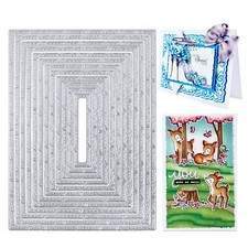 Kit de Matrice de Découpe Scrapbooking Dies Cutting forme Cadre Pochoirs Ense...