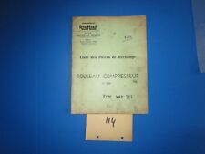 N°114 / RICHIER : rouleau