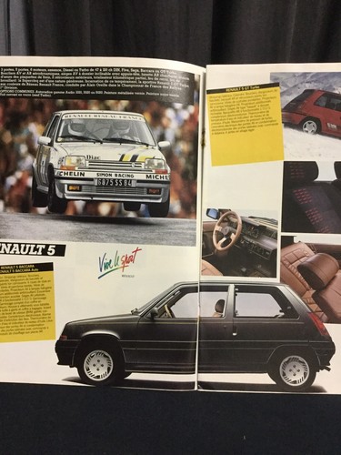 Catalogue 1989 renault r5 - renault,
