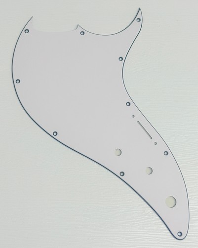 White pickguard scratch plate - scratch,