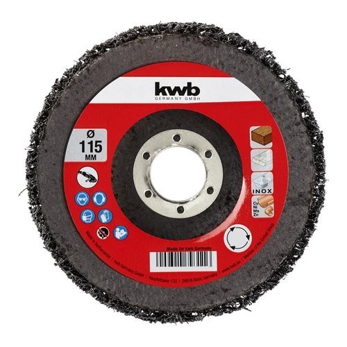 Disque nettoyeur meuleuse kwb - nettoyeur,