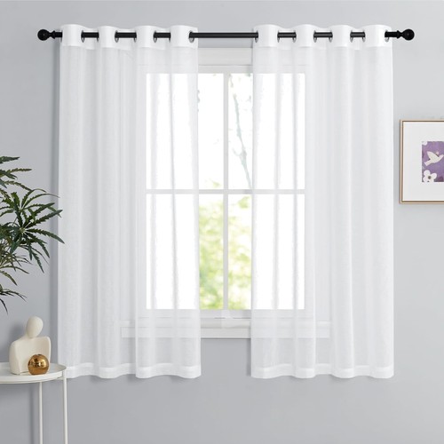 Rideaux voilage blanc - rideaux,
