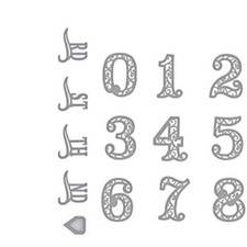 Matrice de Decoupe Métal Nombre Dies Scrapbooking pour Gaufrage Album Papier ...
