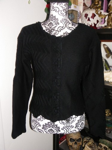 Veste gilet vintage laine - gilet,