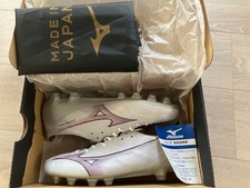 Chaussures soccoer MIZUNO ALPHA JAPAN P1GA2360 09 blanc allumage rouge bleu...