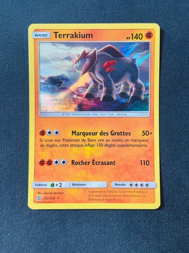 Carte pokémon terrakium - carte,