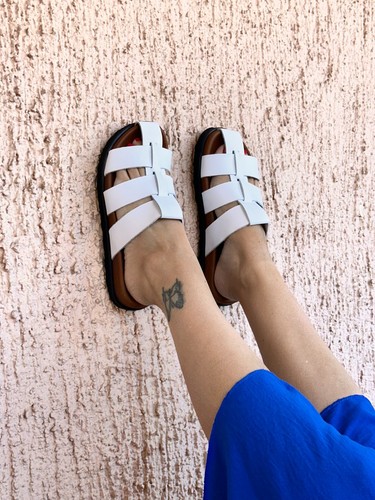 Sandales cuir faites la - sandales,