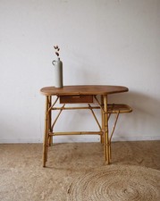 Edouard, le bureau en rotin