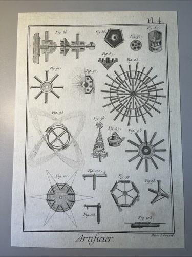 Artificier gravure xviiie - xviiie,