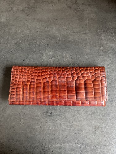 Pochette crocodile vintage - en,