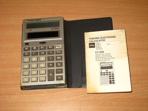 Toshiba 1252 calculatrice - lc-1252,