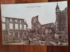 CPA animée 55 - Etain - Meuse - L'église 1921