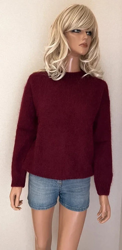 Pull bordeaux mohair - bordeaux, 40%