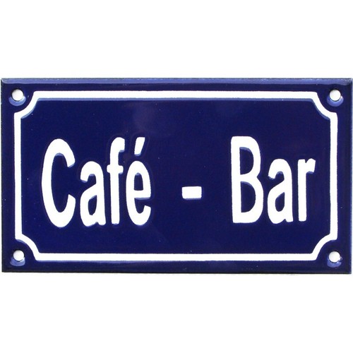 Plaque émaillée 10x18cm - émaillée,
