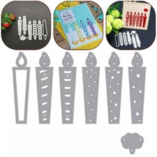 Scrapbooking Bougie Anniversaire D??coupe M??tal Die Pochoir Facile ?? Utiliser