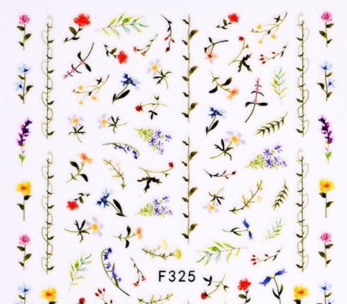 Feuille 118 fleurs nail - 118,