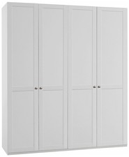 Armoire Newport À Portes Battantes 4 Portes 180x58x208cm Blanc (18171)