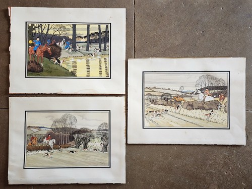 Harry heliott chasse - heliott, litho